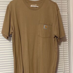 Carhartt Womens Brown Short Sleeve Pocket Tee
